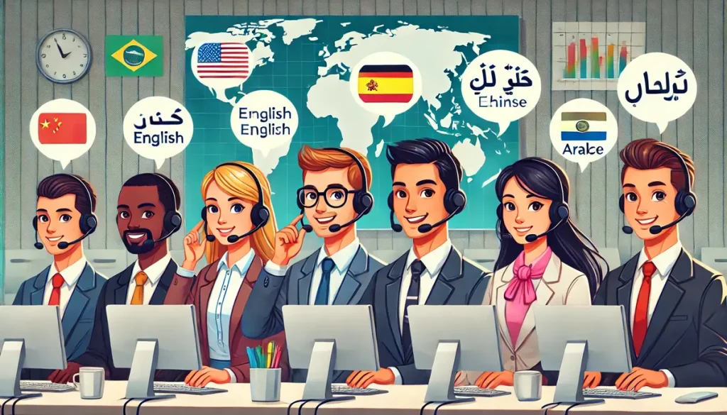 Multilingual Call Center Support