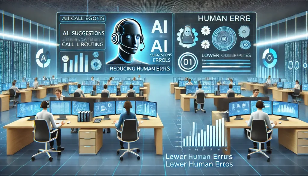 Reducing human errors in call centers