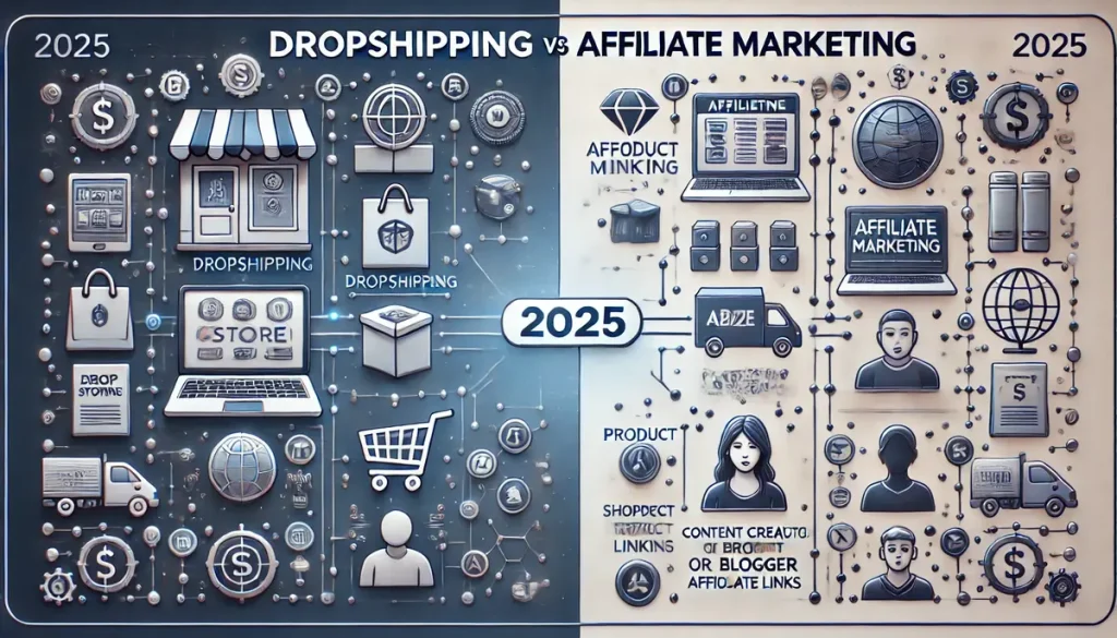 dropshipping vs affiliate marketing