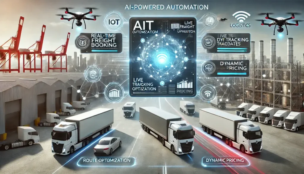 AI in freight booking and delivery tracking