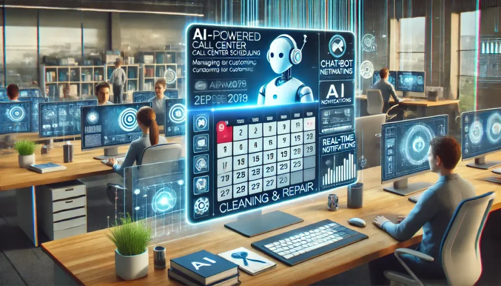 AI Call Centers for cleaning and repair scheduling