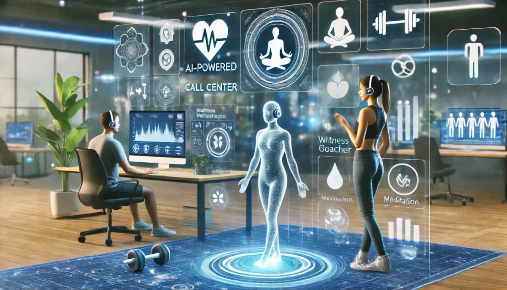 AI call centers for wellness programs