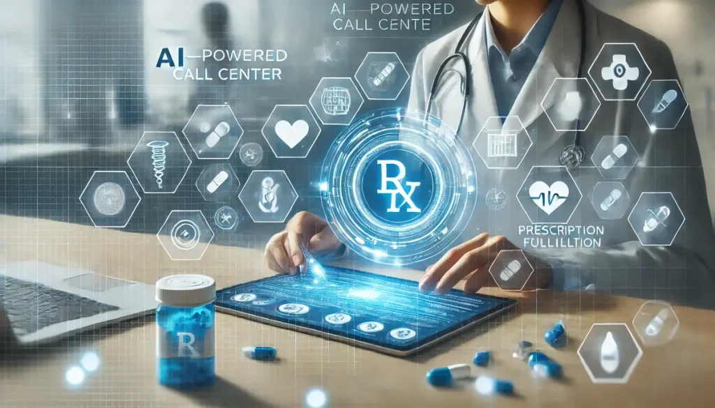 AI call center for prescription fulfillment